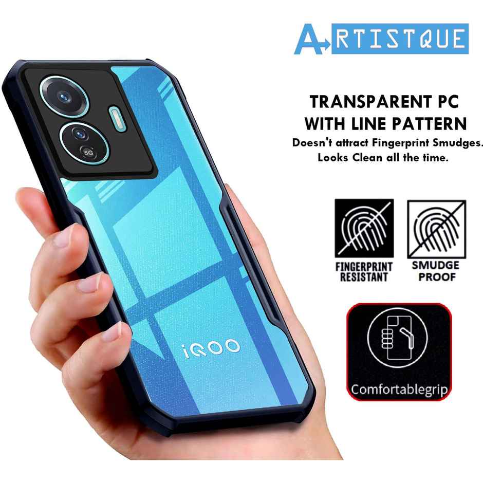 Artistque Case For Iqoo Z6 Lite 5g Back Cover - Transparent Shockproof Tpu Cover
