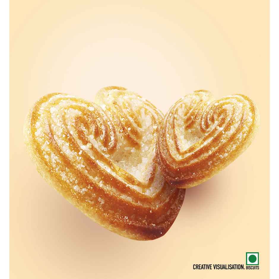 Britannia Little Hearts Classic Crunch Flavoured Biscuits | Combo | pack of 4