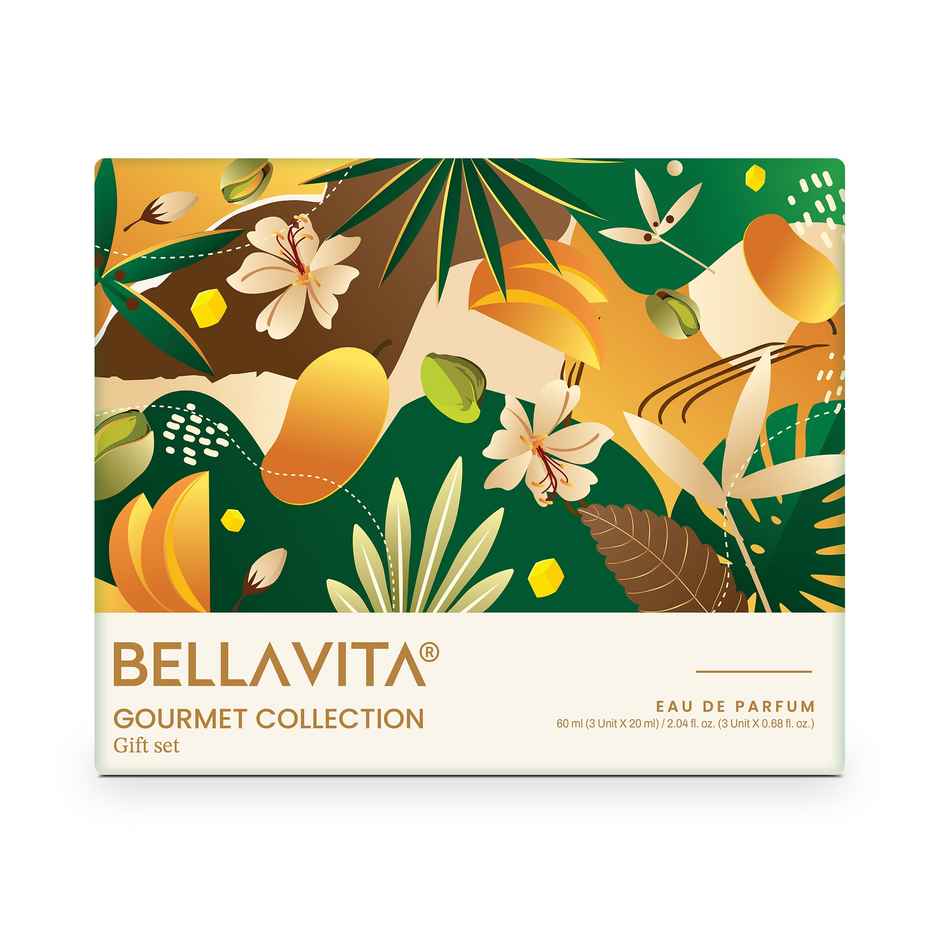 Bella Vita Organic Unisex Gourment Collection Gift Set | Vanilla - Pistachio - Mango