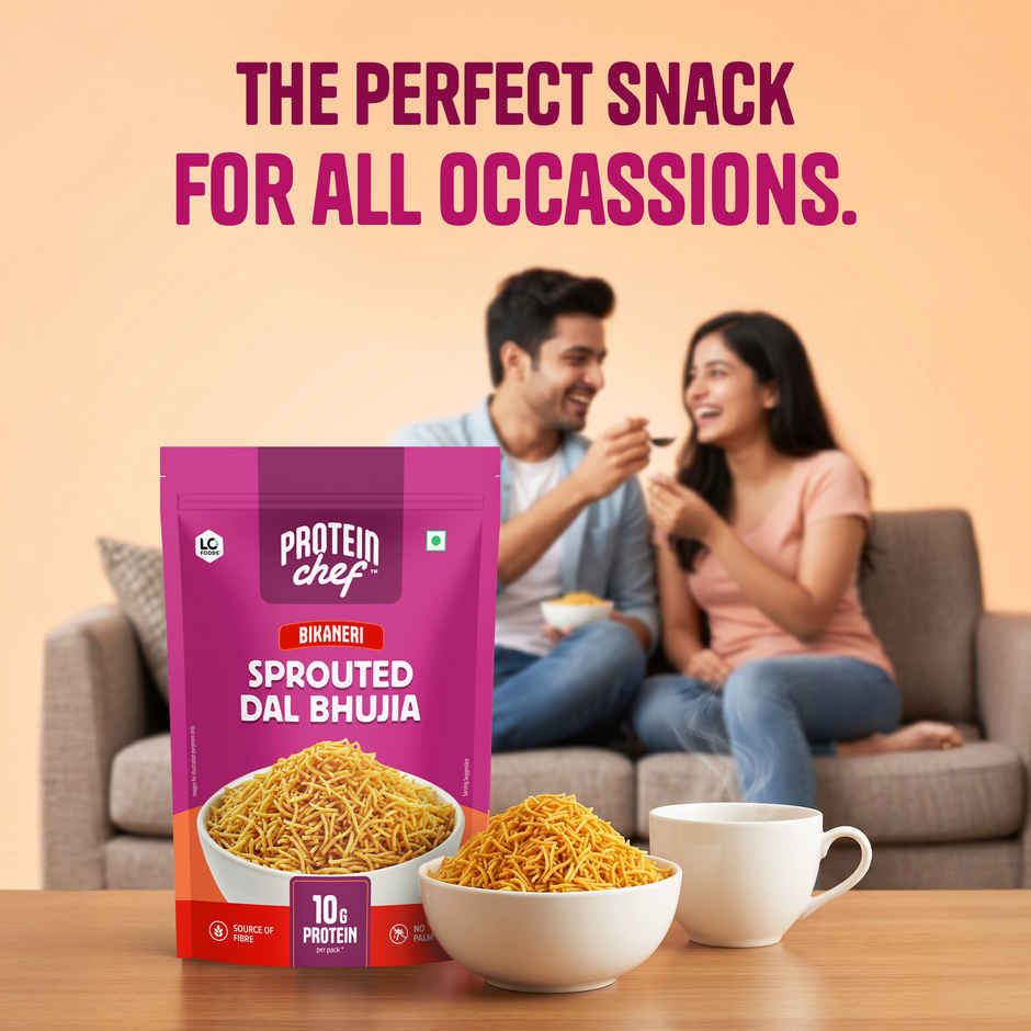 Protein Chef Sprouted Flour Bhujia | No Palm Oil