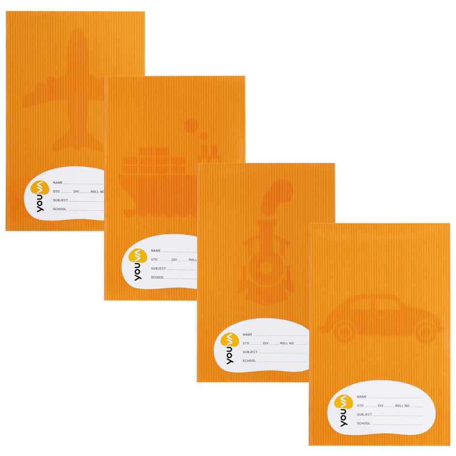 Navneet Youva Brown Soft Bound Single Line Long Book | 172 Pages, 17 x 27cm