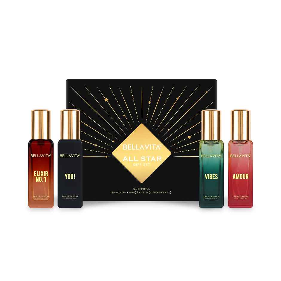 Bella Vita Organic All Star Edp Perfume Gift Set For Men
