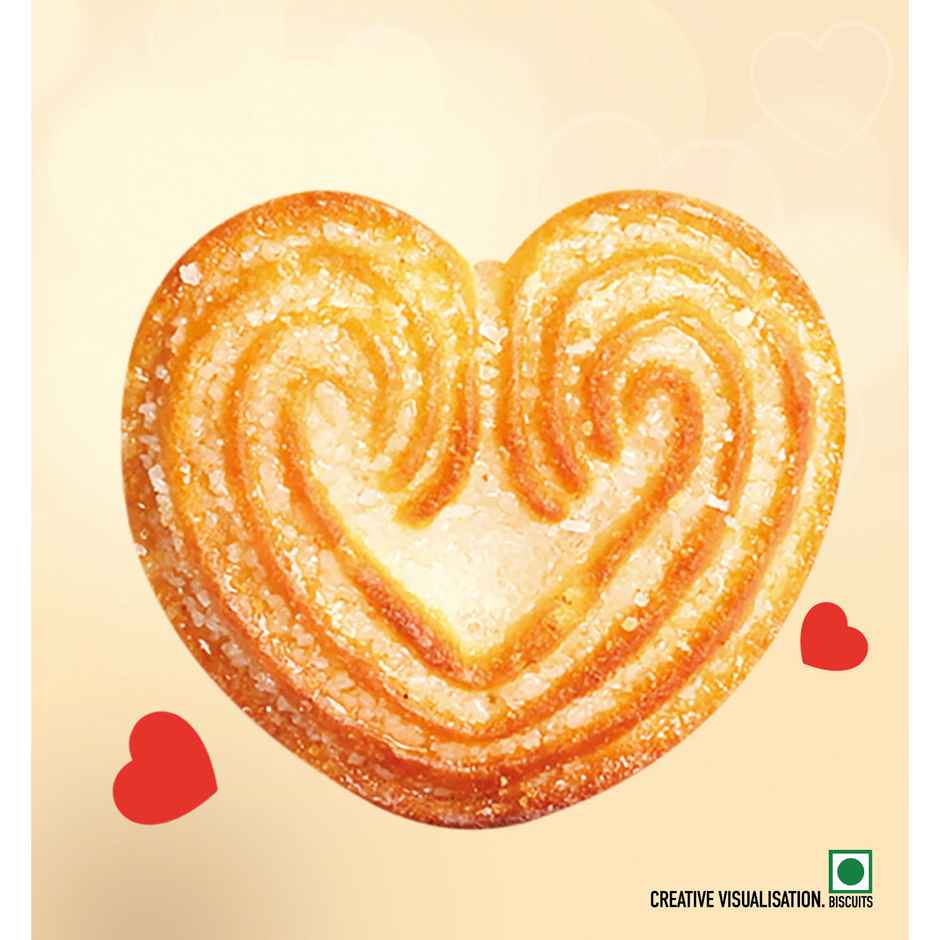 Britannia Little Hearts Classic Crunch Flavoured Biscuits | Combo | pack of 4