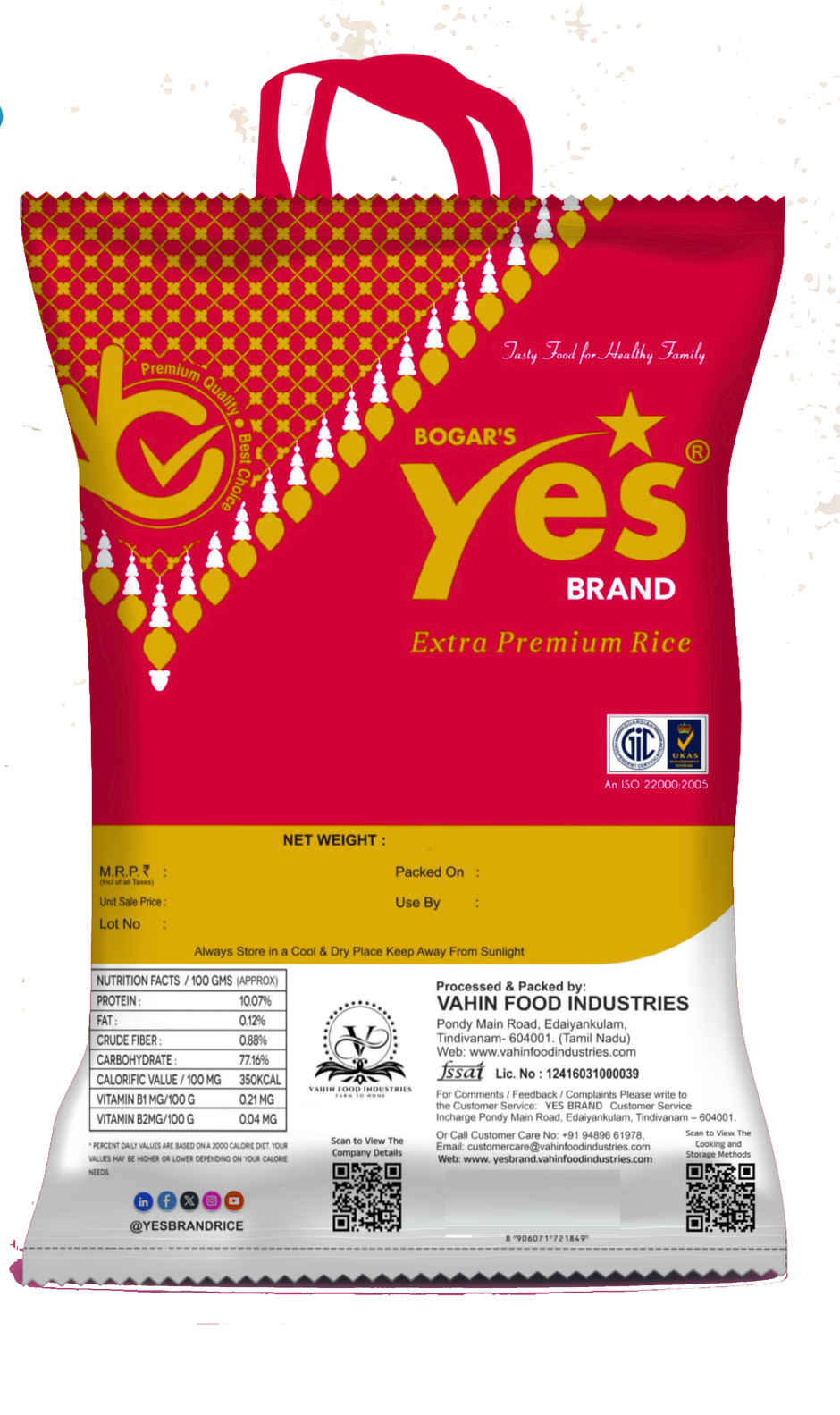 Yes Idly Rice