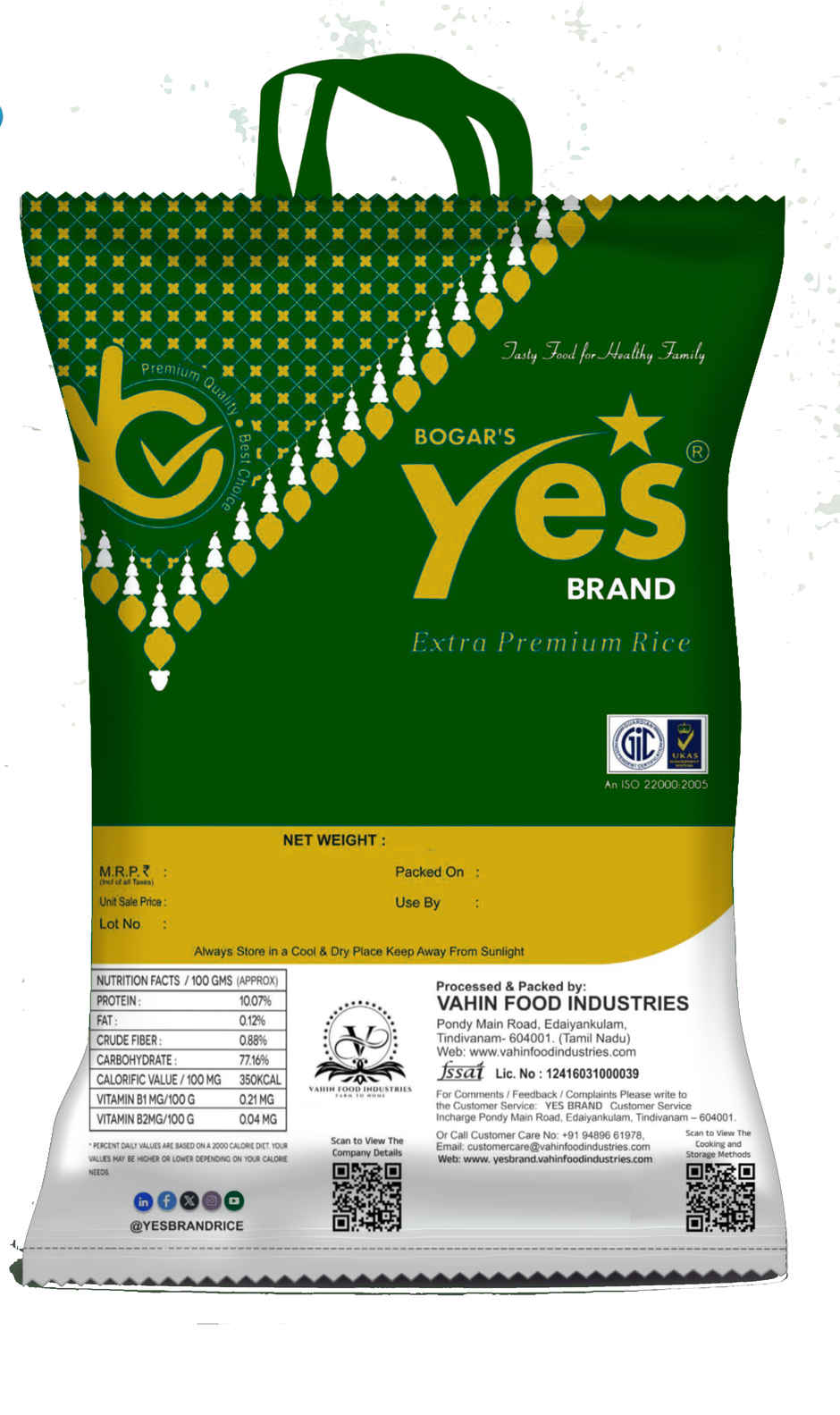 Yes Rajabogam Boiled Rice
