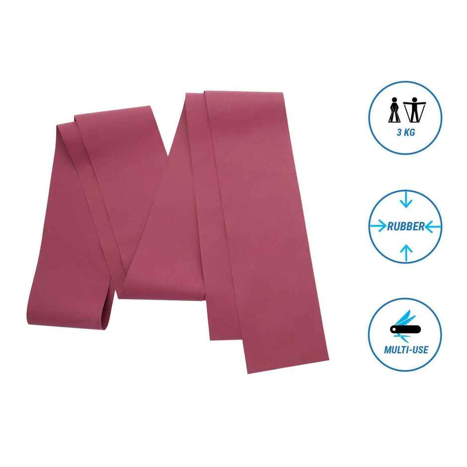 Decathlon Domyos Resistance Band Pilates | Pink | Medium 6 lb/3 kg