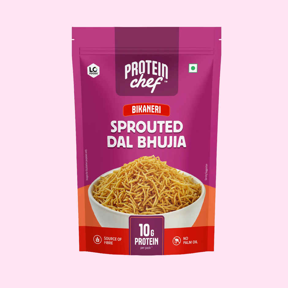 Protein Chef Sprouted Flour Bhujia | No Palm Oil