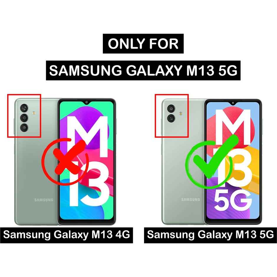 Artistque Case for Samsung Galaxy M13 5g Back Cover - Plain Liquid Silicone