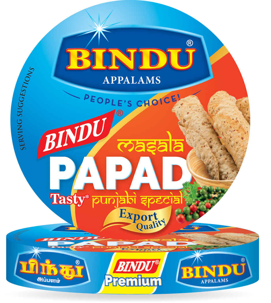 Bindu Appalams Punjabi Masala