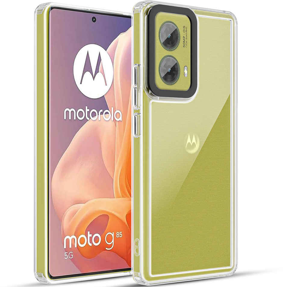 Artistque Case For Motorola Moto G85 5G Back Cover -Ultra Stylish Transparent TPU Cover
