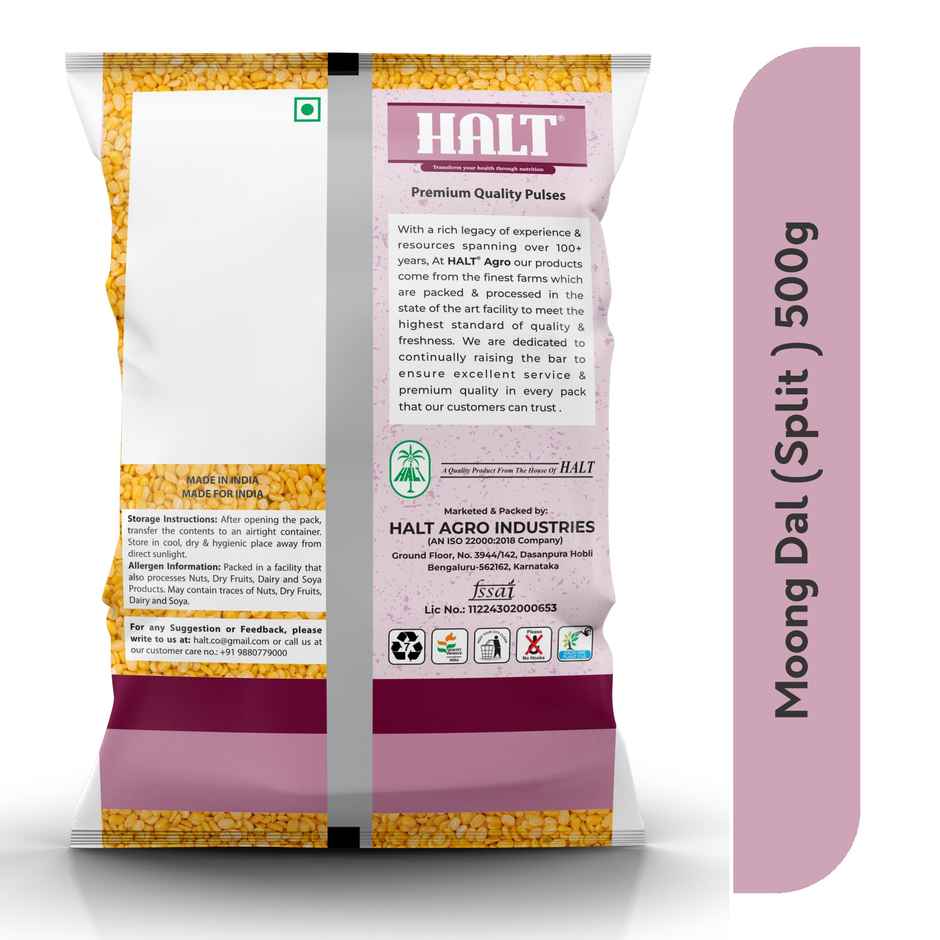 Halt Moong Dal Split