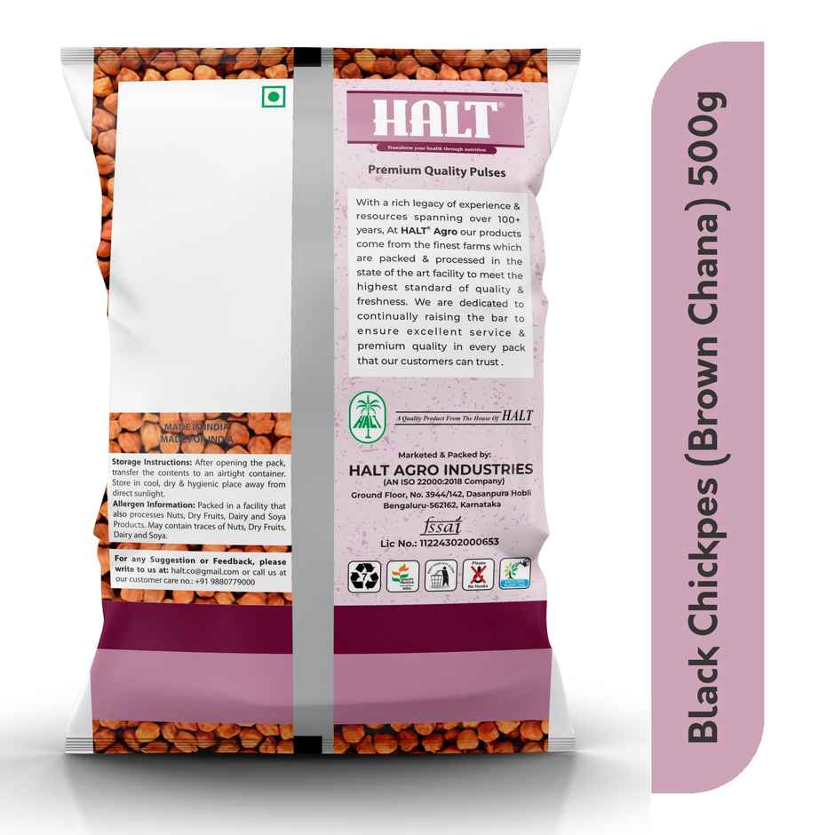 Halt Black Chick Peas Brown Chana