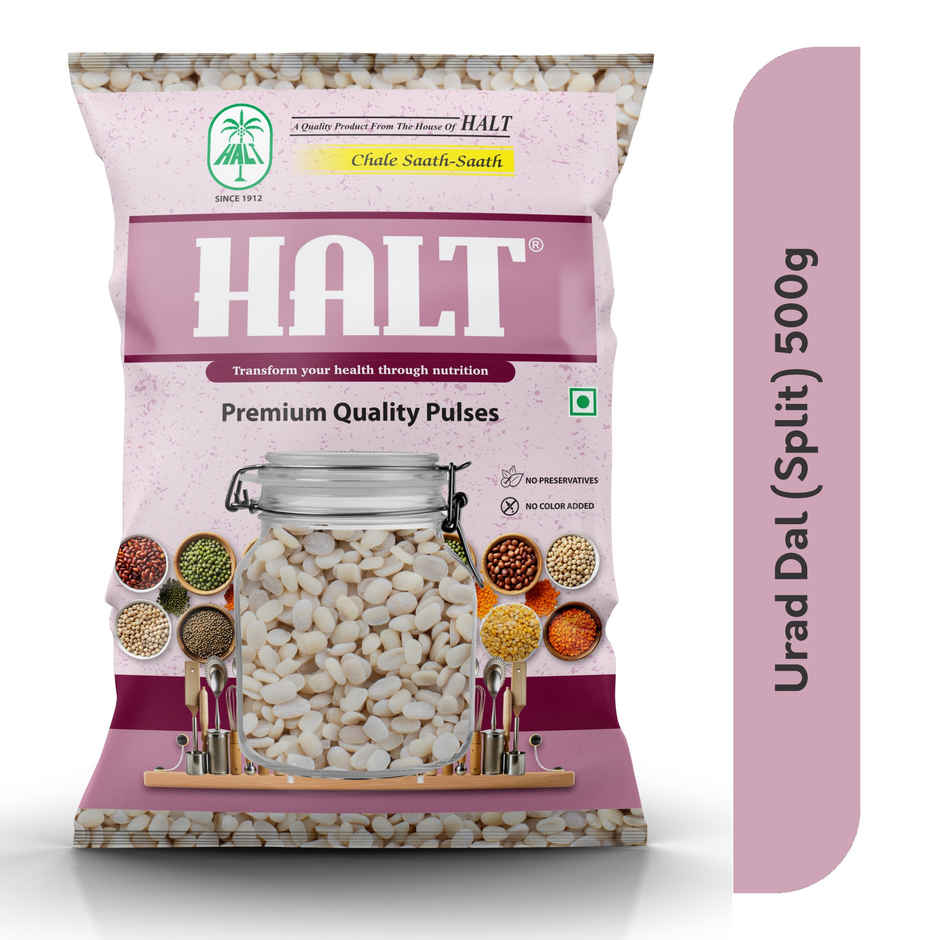Halt Split White Urad Dal