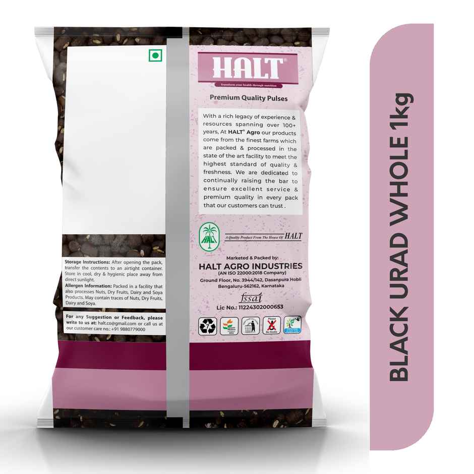 Halt Black Urad Gota Whole