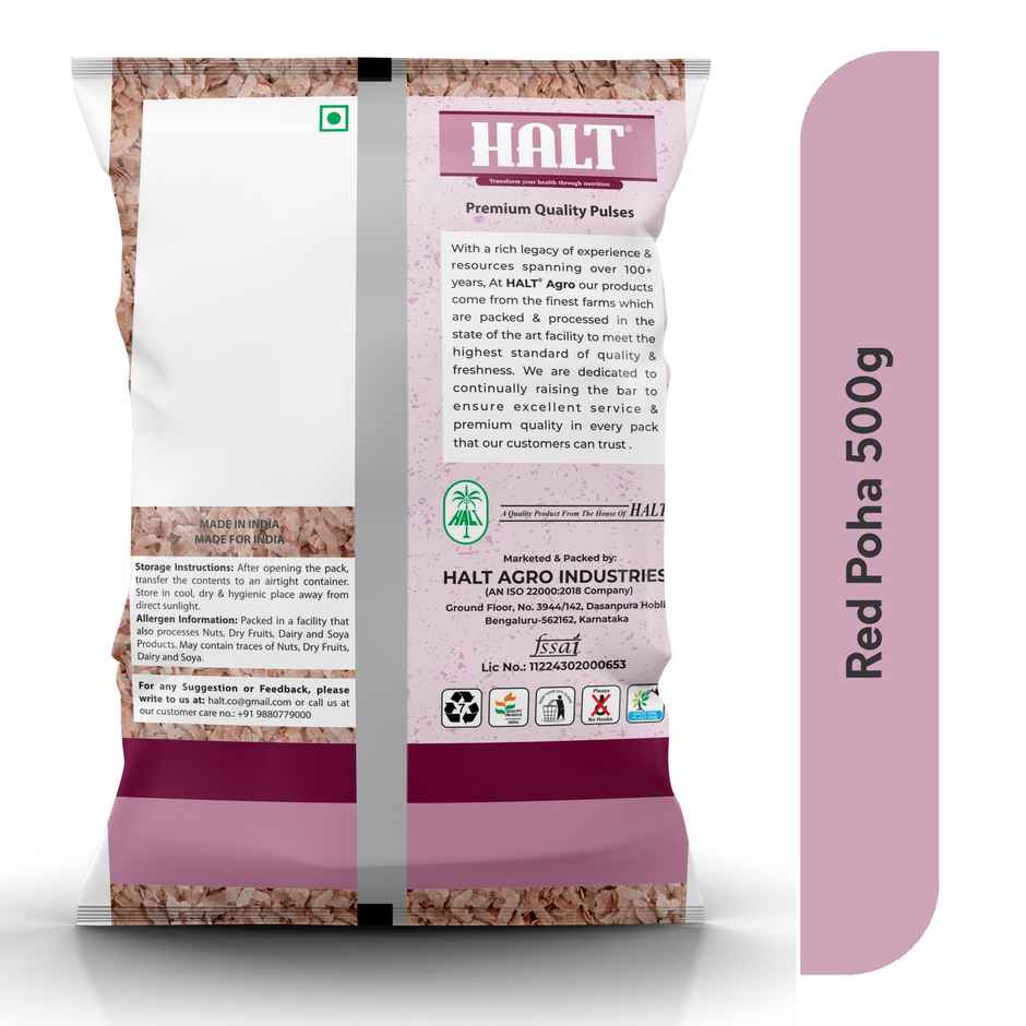 Halt Red Poha