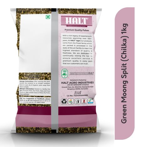 Halt Green Moong Dal Split | Chilka