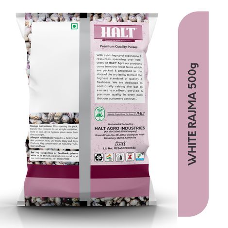 Halt White Rajma Whole