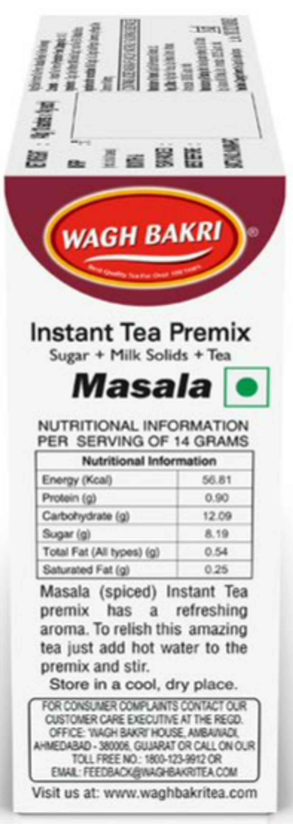 Wagh Bakri Masala Instant Tea Premix