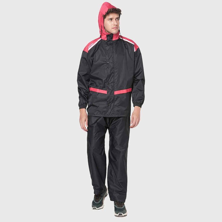 Citizen Reversible Series Raincoat With Pant - Black - CR017-2XL