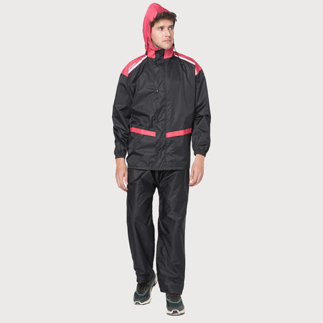 Citizen Reversible Series Raincoat With Pant - Black - CR017-2XL