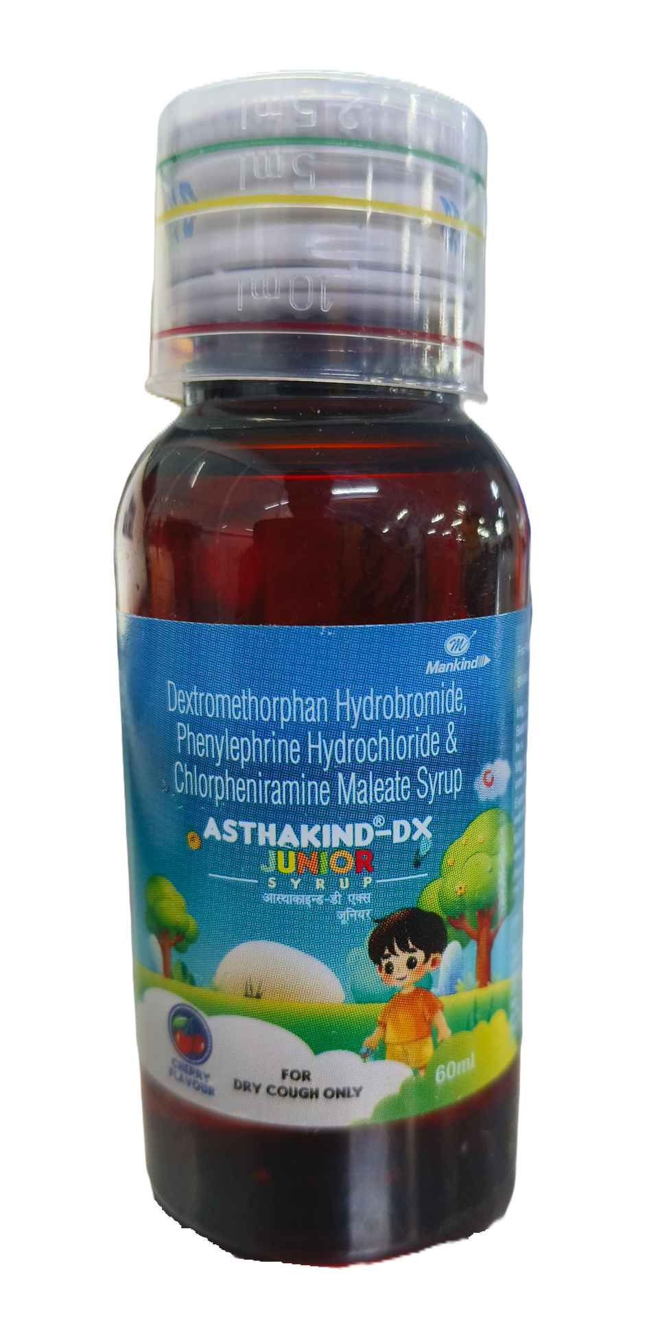 Asthakind-DX Junior Cherry Syrup