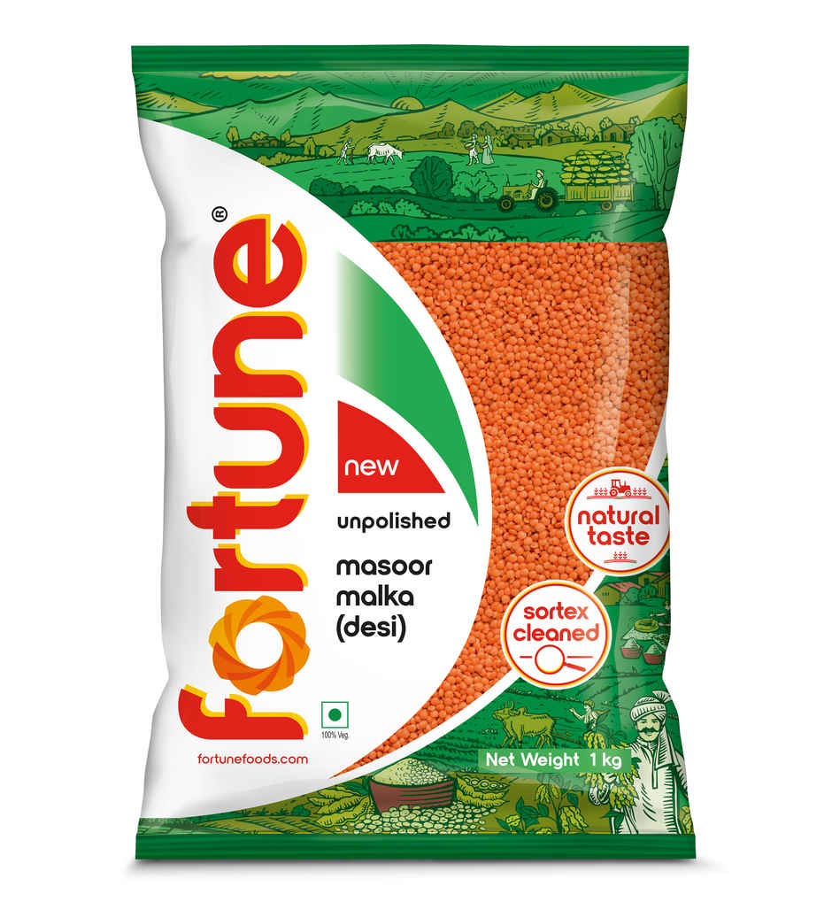 Fortune Unpolished Masoor Malka Desi | Small