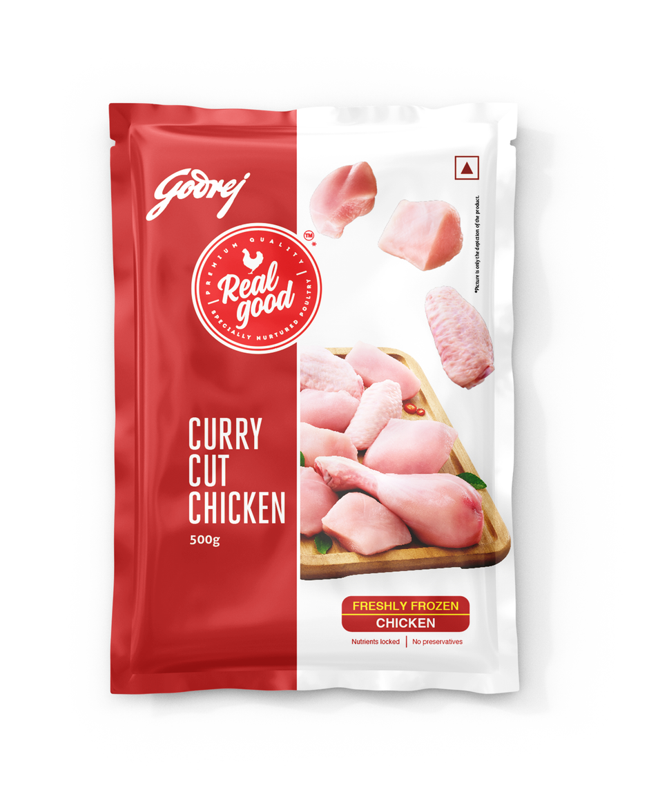 Godrej Chicken Curry Cut (Freshly Frozen)
