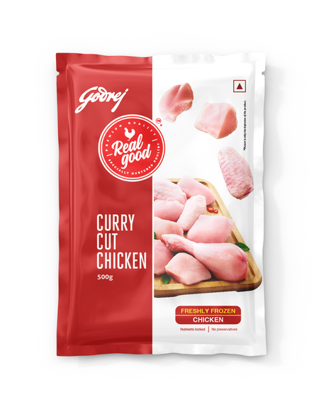Godrej Chicken Curry Cut (Freshly Frozen)