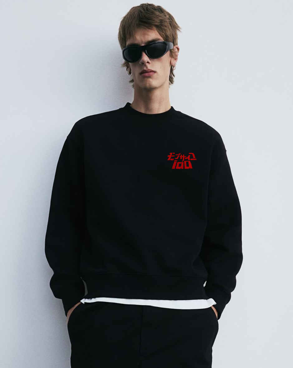 De Tees Men's Sweatshirt | Np 100 | Black - S