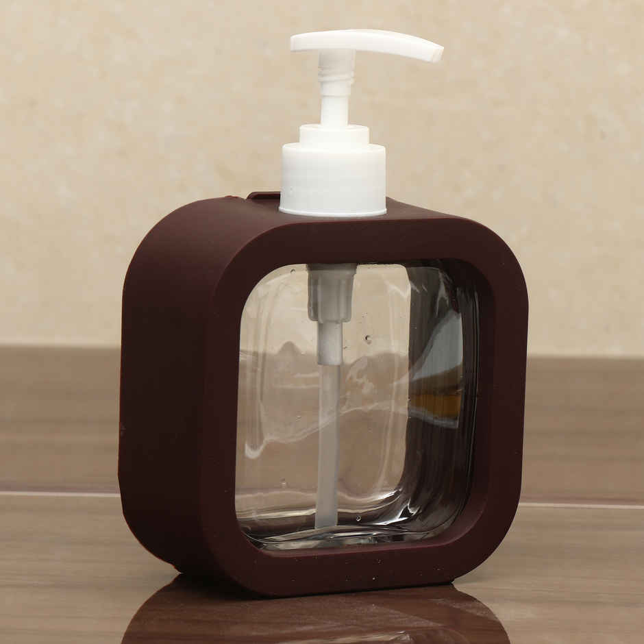 Perpetual Handwash Soap Dispenser Bottle for Wash Basin | Brown