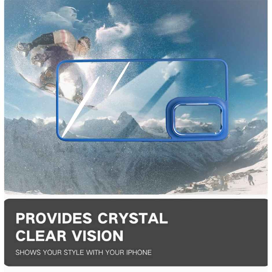 Artistque Case For Oneplus Nord 2 5G Back Cover |Premium Transparent Metal Camera Ring Cover