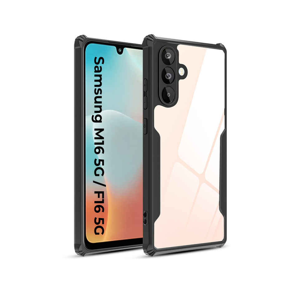 Artistque Case for Samsung Galaxy M16 | F16 5G Back Cover | Transparent Shockproof TPU Cover