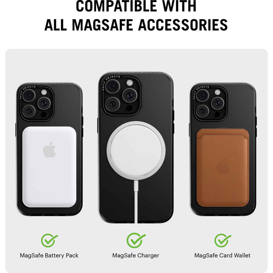 DailyObjects iPhone 14 Pro Black Nimbus MagSafe Phone Case
