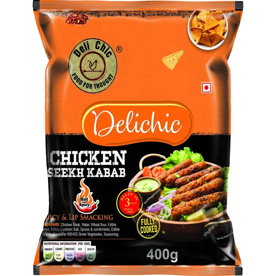 Deli Chic Chicken Hot & Spicy Seekh Kabab