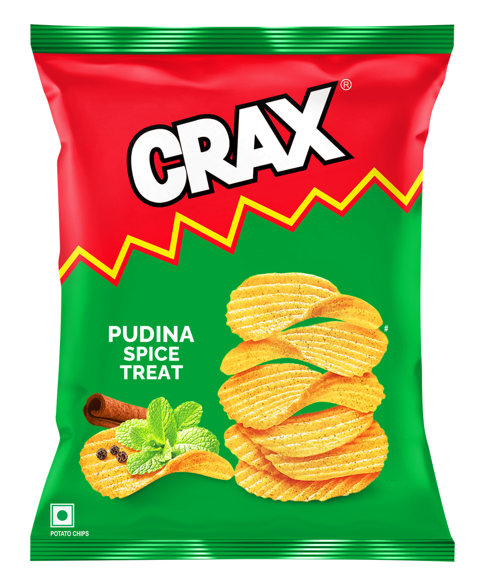 Crax Pudina Potato Chips Snacks