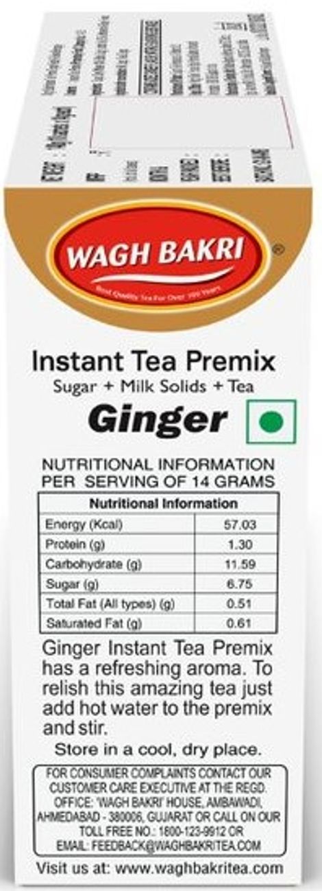 Wagh Bakri Ginger Tea Premix