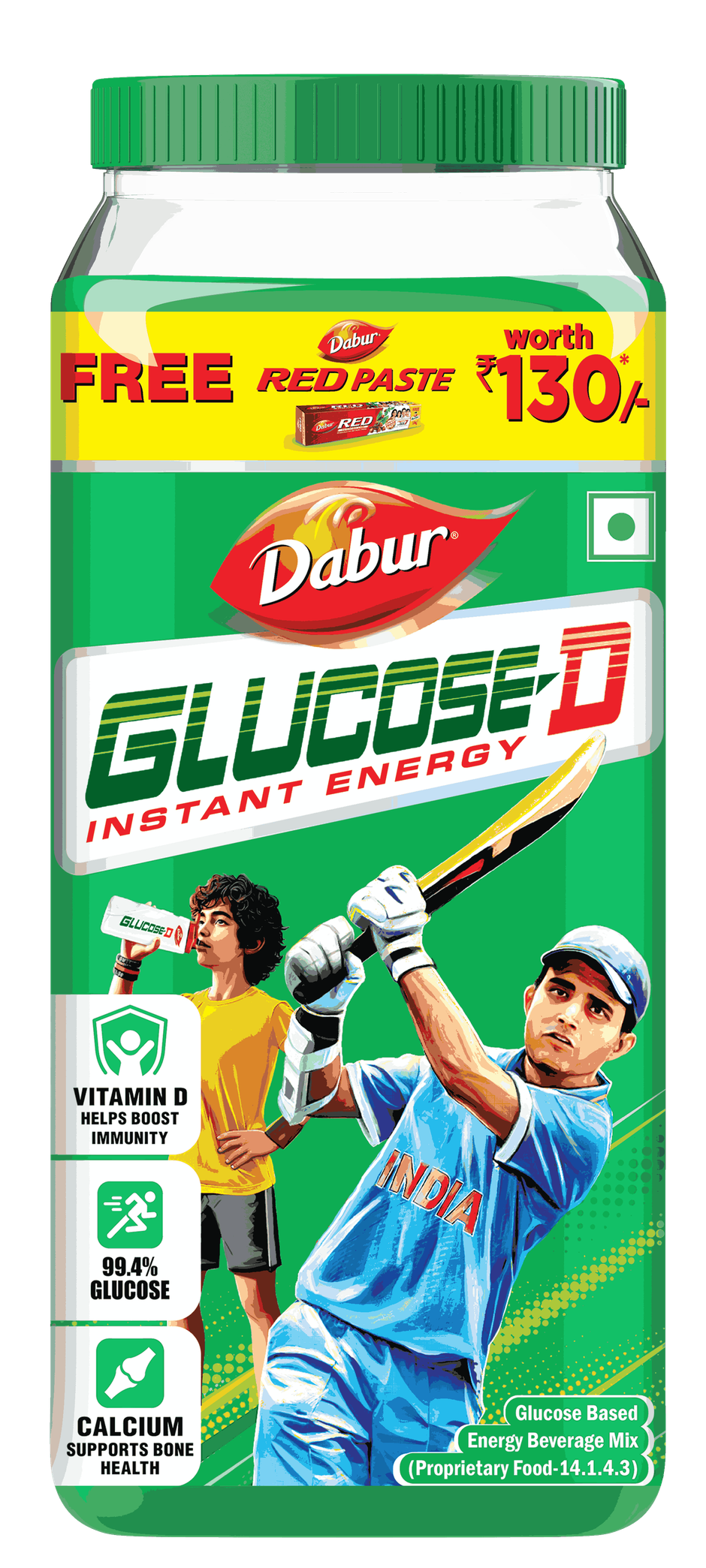 Dabur Health Care Lemon Glucose-D Powder