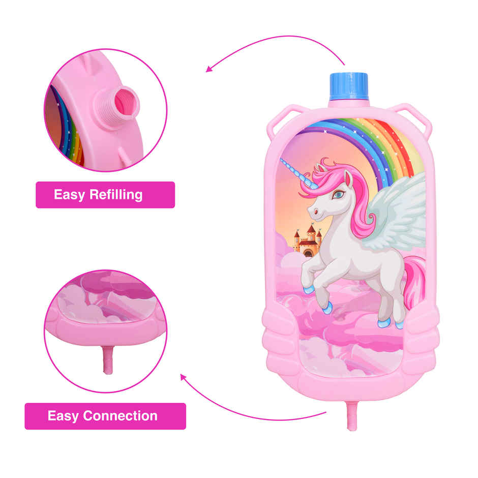 Unicorn Holi Water Tank Pichkari | 1.5 L | Tomuncle