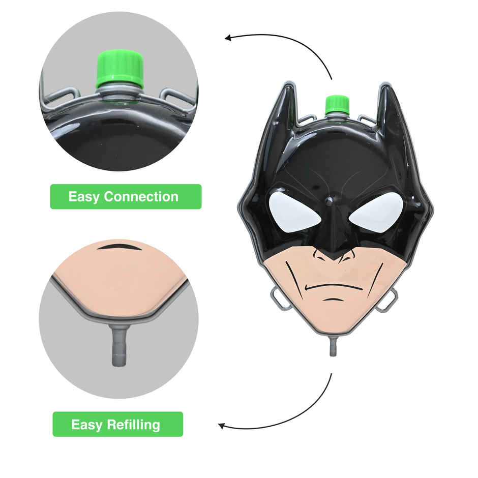 Batman Holi Water Tank Pichkari | 2.5 L | Tomuncle