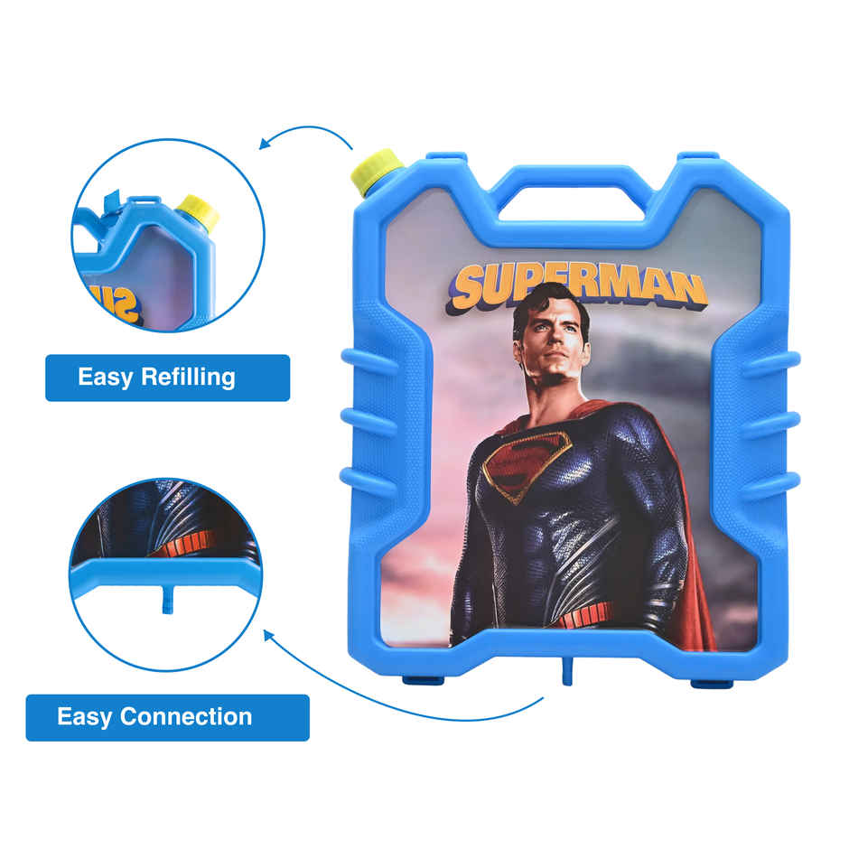 Superman Holi Water Tank Pichkari | 5.75 L | Tomuncle