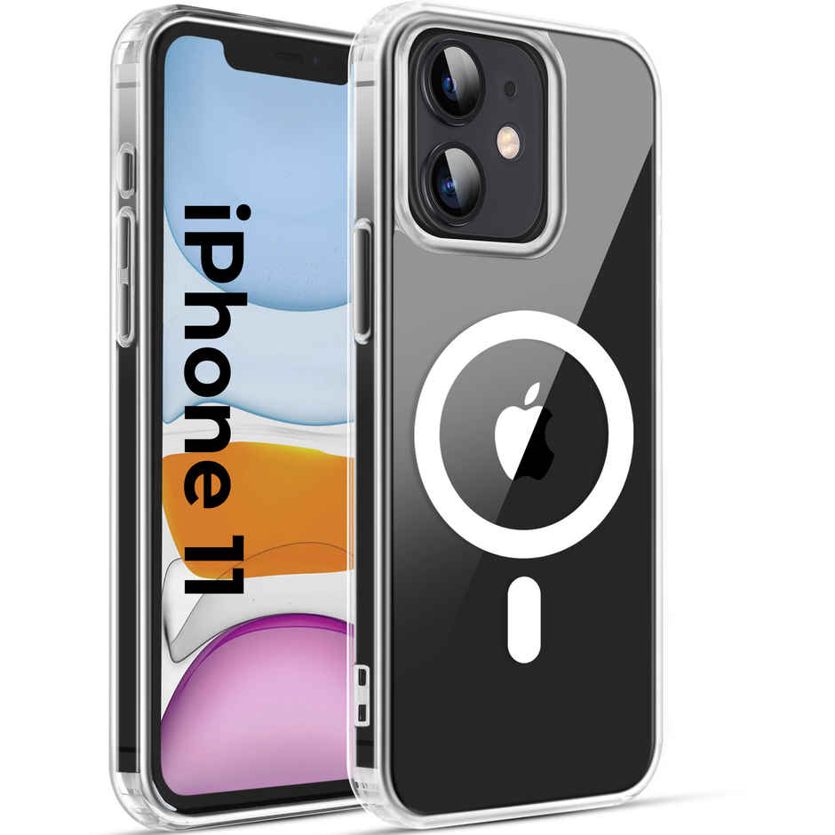 Artistque Case for Iphone 11 Back Cover - Transparent Clear Magsafe