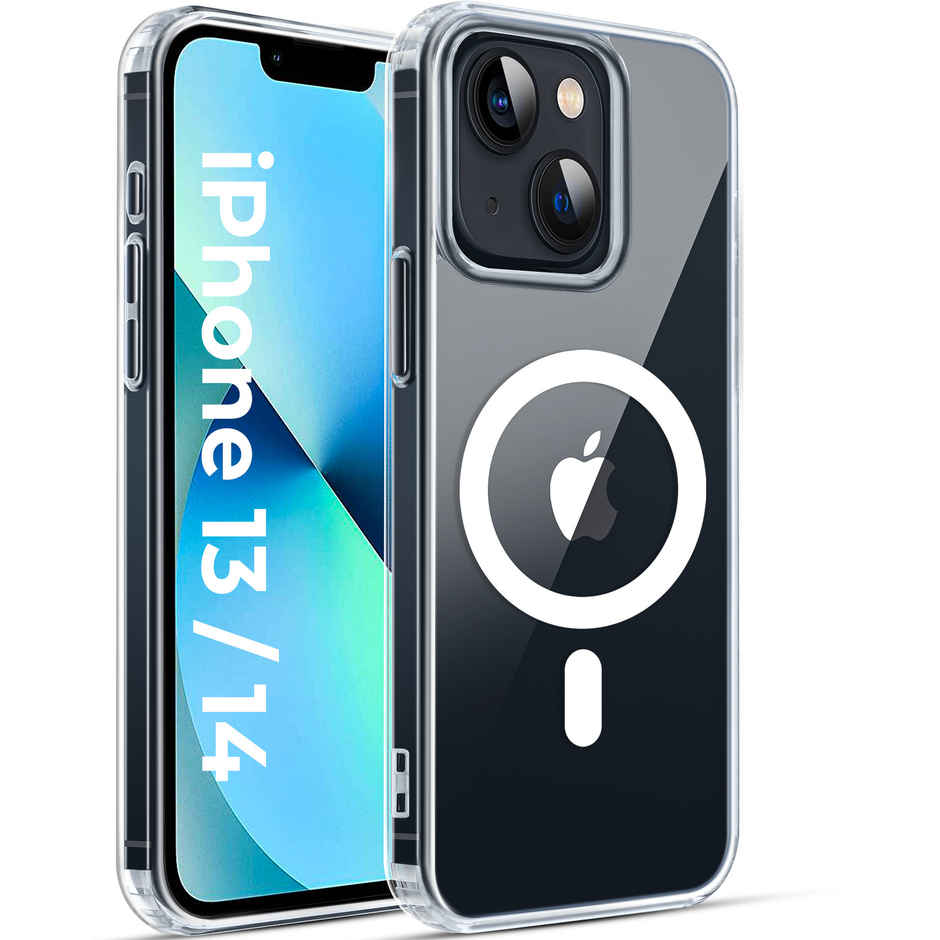 Artistque Case for Iphone 13 - Iphone 14 Back Cover - Transparent Clear Magsafe