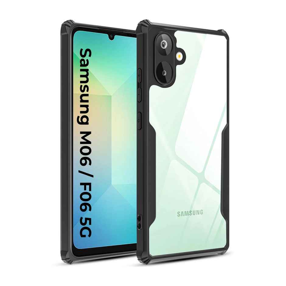 Artistque Case for Samsung Galaxy M06 | F06 Back Cover | Transparent Shockproof TPU Cover