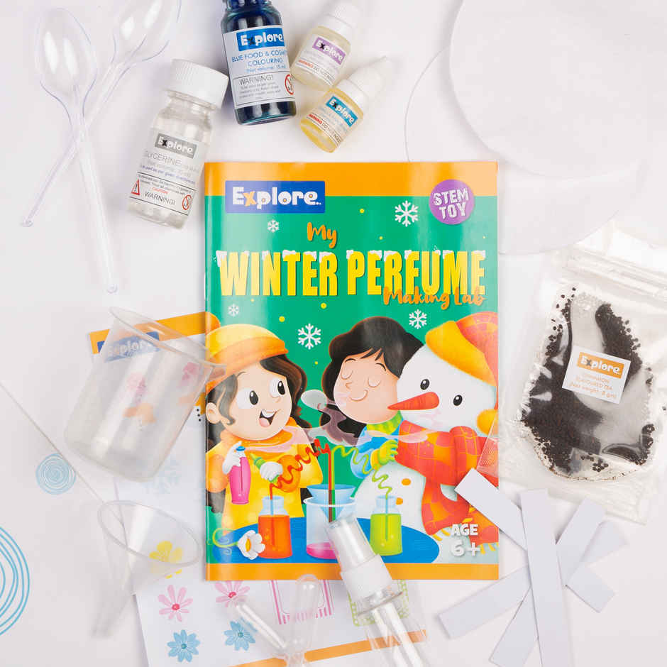 Hamleys Explore My Winter Perfume Making Lab STEM Activity Kit Multicolor