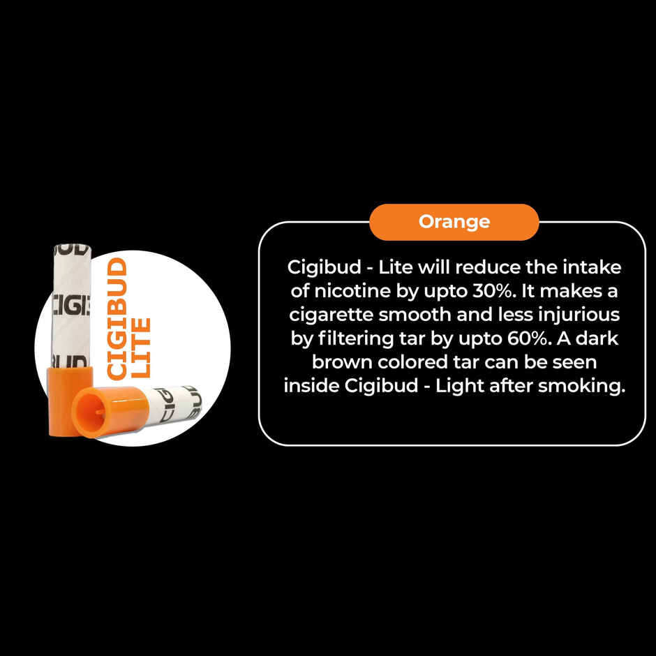 Cigibud Orange Lite Smoking Cigarettes Filter