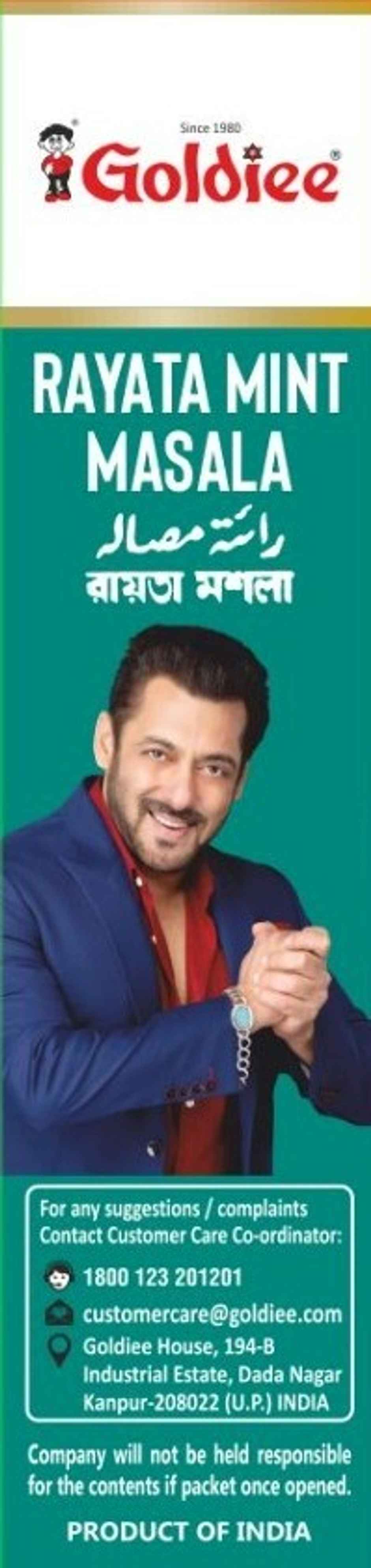 Goldiee Rayata Mint Masala