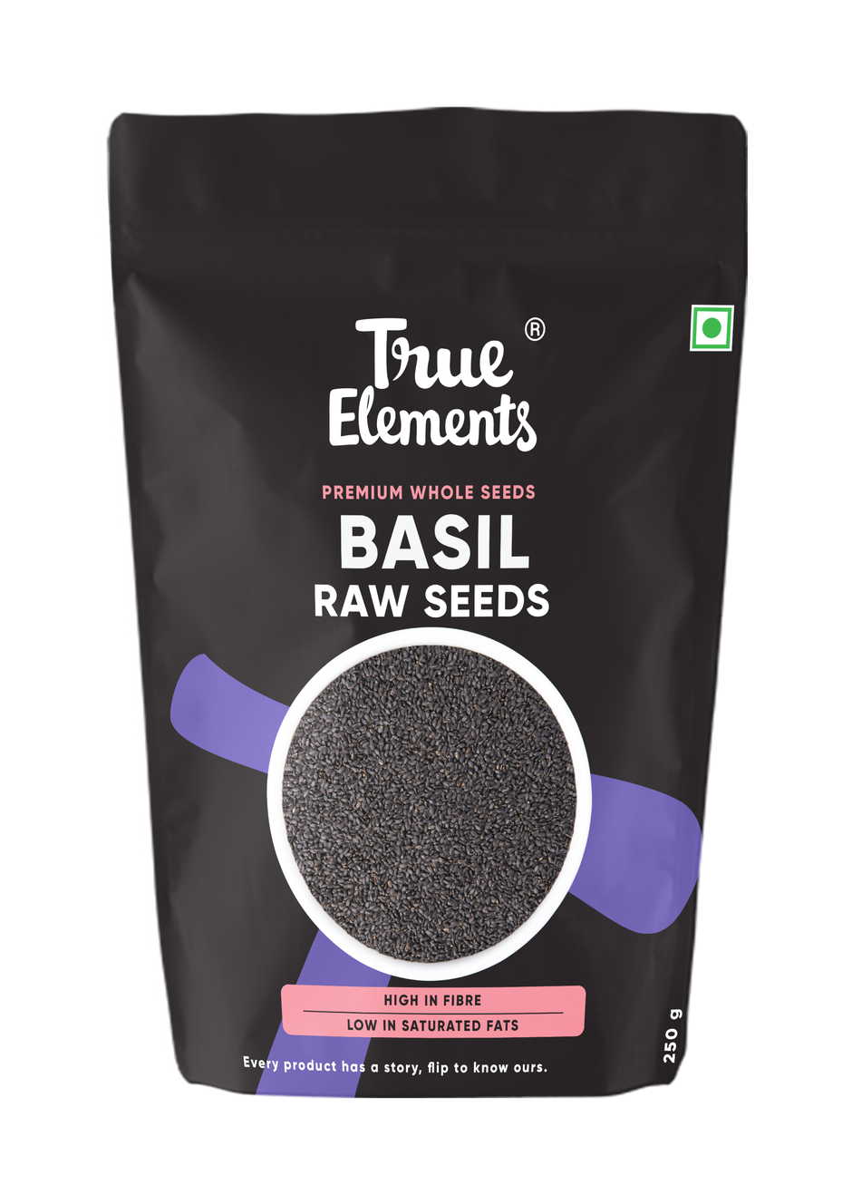 True Elements Basil Seeds Raw