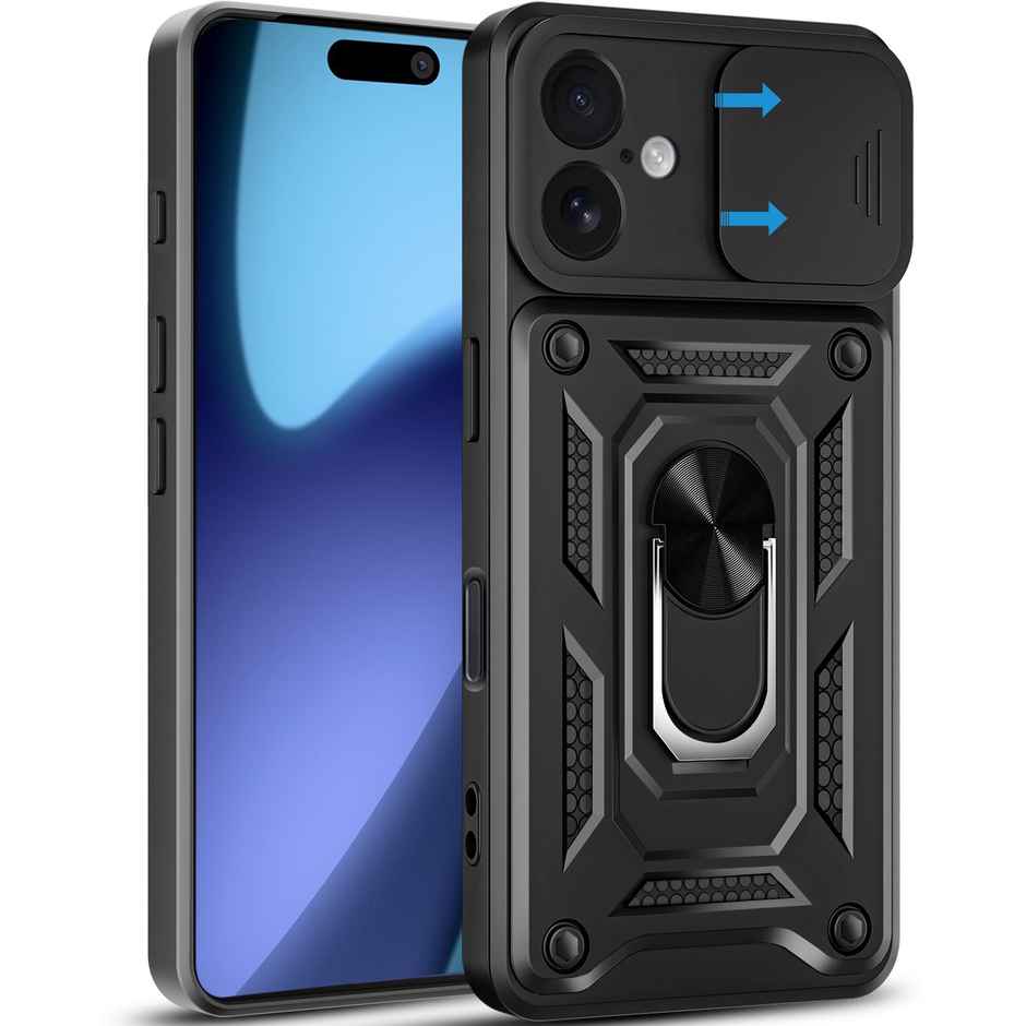 Artistque Case For Iphone 17 Back Cover | Ring Stand Armor Cover