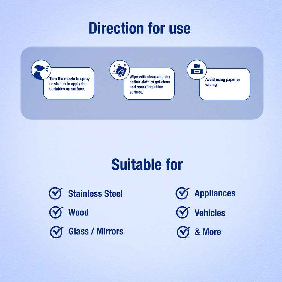 BAY6 Glass and Surface Cleaner 2X Shine Tough Dirt & Grease Removal