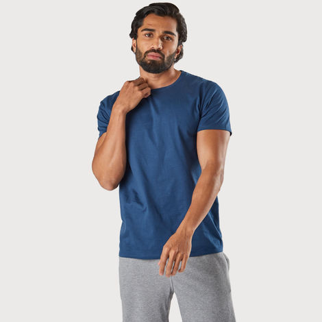 Decathlon | Domyos Men's Fitness T-shirt | Blue - M